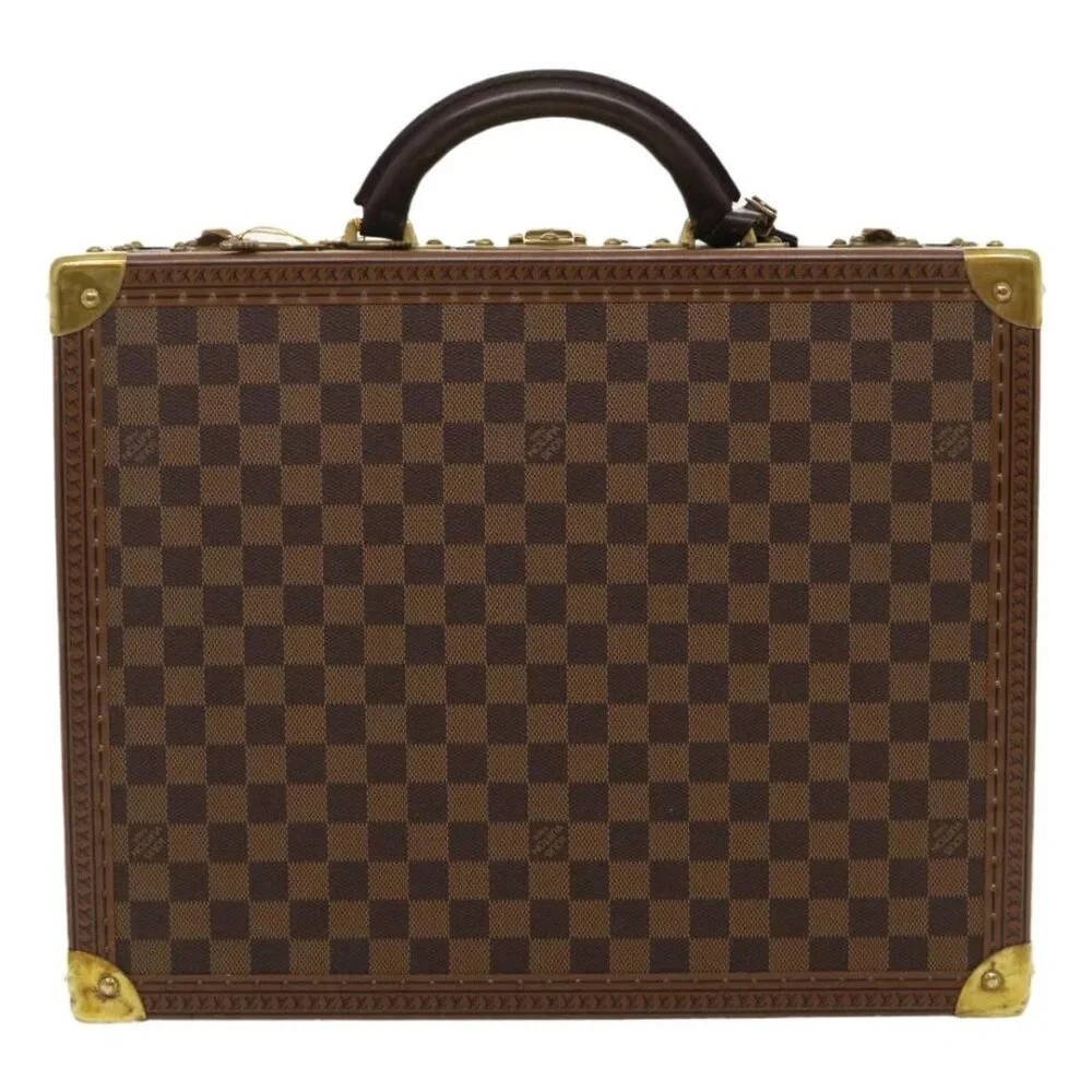 LOUIS VUITTON Damier Ebene Cotteville 40 Trunk LV Auth 29607SV - Picture 4 of 15